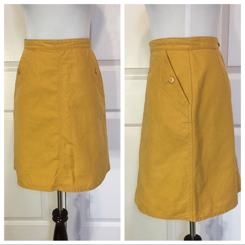 A.P.C. Yellow Skirt